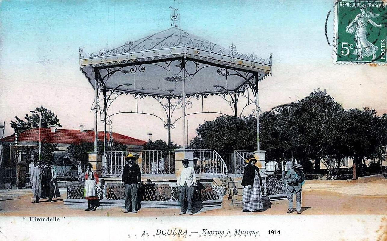 1635- Douera - Le Kiosque a Musique en 1914.jpg